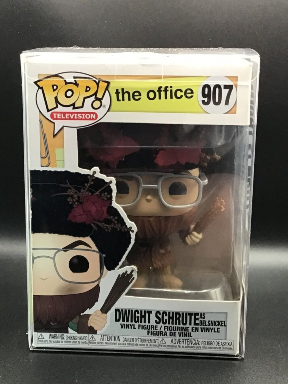 Funko Pop The Office Dwight Schrute as Belsnickel #907 w/Pop Protector New TV